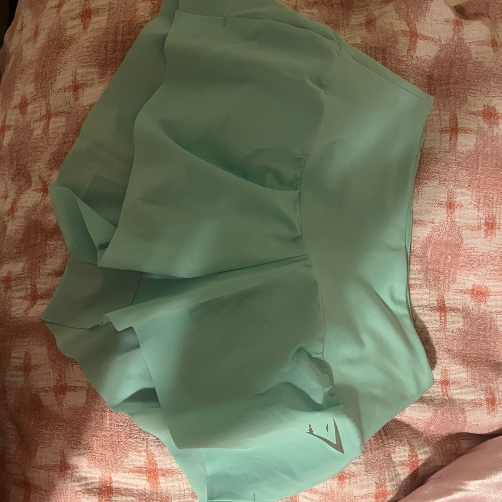 Gymshark Mint Green Athletic Shorts